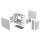 ASUS Prime AP201 MicroATX Mini Tower Weiß