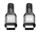 Manhattan 356374 USB Kabel USB4 Gen 3x2 1 m USB C 40 Gbit/s 240 W Schwarz
