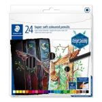 Staedtler 149C C24 Buntstift Schwarz, Blau, Bordeaux, Braun, Cyan, Grün, Grau, Magenta, Orange, Pfirsich, Pink, Rot, Violett, Weiß, Gelb 24 Stück(e)