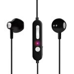 LogiLink BT0056 Kopfhörer & Headset Kabellos im Ohr, Nackenband Mikro-USB Bluetooth Schwarz
