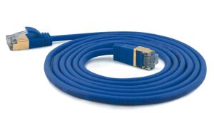 Wantec 7131 Netzwerkkabel Blau 1 m Cat7 S/FTP (S-STP)