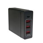 LogiLink PA0122 Ladegerät für Mobilgeräte Universal Schwarz USB Drinnen