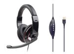 Gembird MHS-U-001 Kopfhörer & Headset Kabelgebunden Kopfband Anrufe/Musik Schwarz