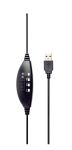 Gembird MHS-U-001 Kopfhörer & Headset Kabelgebunden Kopfband Anrufe/Musik Schwarz