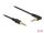DELOCK Klinkenkabel 3.5mm 4Pin St > St gewink. 2.0m schwarz