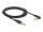 DELOCK Klinkenkabel 3.5mm 4Pin St > St gewink. 2.0m schwarz