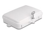DeLOCK LWL Verteilerbox für Innen- und Außenbereich IP65 wasserfest abschließbar 6 Port weiß