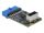 DELOCK USB 3.2 Gen 1 Adapter Pfostenbuchse zu intern Key A
