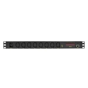 LogiLink PDU8P01 Stromverteilereinheit (PDU) 8 AC-Ausgänge 1U Schwarz