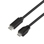 LogiLink CU0196 USB Kabel USB 2.0 0,5 m USB C Micro-USB B...