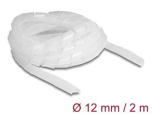 DELOCK Spiralschlauch flexibel 2 m x 12 mm transparent