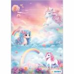 HERMA Schuletiketten Happy Unicorns