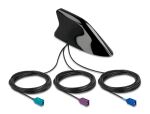 DELOCK Shark Fin Antenne mit LTE + WLAN + GNSS Multiband