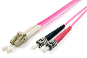 Equip LC/ST-LWL-Patchkabel, OM4, 1.0m