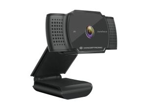 Conceptronic AMDIS 2K-Super-HD-Autofokus-Webcam mit Mikrofon