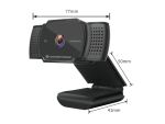 Conceptronic AMDIS 2K-Super-HD-Autofokus-Webcam mit Mikrofon