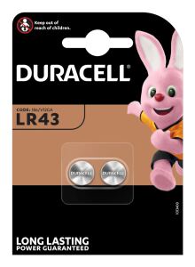 Duracell LR43 Einwegbatterie SR43 Alkali