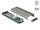 DeLOCK Externes Gehäuse für M.2 NVMe PCIe SSD mit SuperSpeed USB 20 Gbps (USB 3.2 Gen 2x2) USB Type-C Buchse - werkzeugfrei