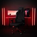 Arozzi Vernazza -SFB-PBK Videospiel-Stuhl Universal-Gamingstuhl Gepolsterter Sitz Schwarz
