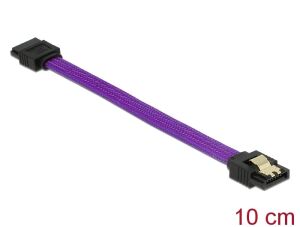 Delock SATA 6 Gb/s Kabel 10 cm violett