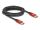 DELOCK DisplayPort Kabel 8K 60Hz 5m rot Metall