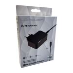 LC-Power LC-NB-GAN-90-C Ladegerät für Mobilgeräte Laptop Schwarz AC Drinnen