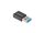 Lanberg AD-UC-UA-01 Kabeladapter USB 3.0 Type A USB 3.0 Type C Schwarz