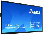 iiyama ProLite TE9803MIS++B-Ware++ 98" 16:9 4K IPS 18/7 Touch Display schwarz