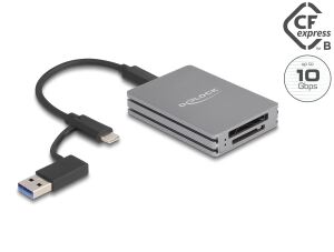 DELOCK USB Type-C Card Reader für SD und CFexpress Typ B Sk.