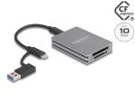 DELOCK USB Type-C Card Reader für SD und CFexpress...