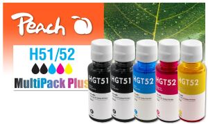 Peach PI300-1008 Druckerpatrone 5 Stück(e) Kompatibel Standardertrag Schwarz, Cyan, Magenta, Gelb