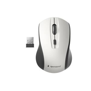 Gembird MUSW-4B-02-BS Maus Büro Beidhändig RF Wireless Optisch 1600 DPI