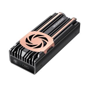 GRAUGEAR G-M2U4-40G-F Speicherlaufwerksgehäuse SSD-Gehäuse Schwarz M.2