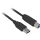 Sharkoon 3m, USB3.0-A/USB3.0-B USB Kabel USB 3.2 Gen 1 (3.1 Gen 1) USB A USB B 5 Gbit/s Schwarz