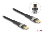 DeLOCK USB 2.0 Schnellladekabel USB Type-C Stecker zu...