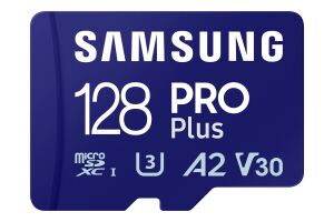 Samsung PRO Plus microSD memory card (2023) (incl. SD adapter) - 128 GB