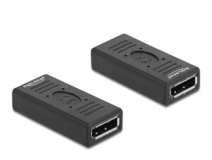 DeLOCK DisplayPort 1.2 Adapter Buchse zu Buchse Gender Changer mit Pin 20