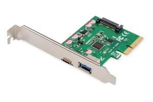 Digitus PCIe Karte, USB Typ-C™ + USB A