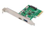 Digitus PCIe Karte, USB Typ-C™ + USB A