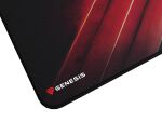 GENESIS Carbon 500 Maxi Flash G2 Gaming-Mauspad Schwarz, Rot