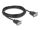 DeLOCK Seriell Kabel RS-232 D-Sub9 Buchse zu Buchse mit schmalem Steckergehäuse 5 m