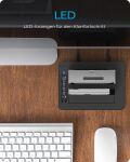 ICY BOX IB-1233CL-CR, HDD Docking & Klonstation mit Kartenlesern CF + SD und USB Hub, USB 3.2 Gen1 (5 Gbit/s)