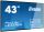 iiyama ProLite LE4340S-B1 Digital Signage Flachbildschirm 109,2 cm (43") LED 350 cd/m² Full HD Schwarz 12/7