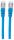 Intellinet Premium Netzwerkkabel, Cat6a, S/FTP, 100% Kupfer, Cat6a-zertifiziert, LS0H, RJ45-Stecker/RJ45-Stecker, 5,0 m, blau