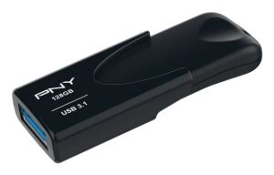 PNY Attache 4 USB-Stick 128 GB USB Typ-A 3.2 Gen 1 (3.1 Gen 1) Schwarz