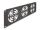 DELOCK 19" Rackblende für 3 Lüfter 120 x 120mm 3 HE dunkelgr