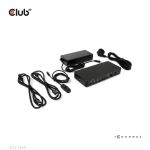 CLUB3D DisplayPort™/HDMI™ KVM Switch/Dock 4K60Hz für USB Typ-C Eingänge