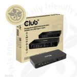 CLUB3D DisplayPort™/HDMI™ KVM Switch/Dock 4K60Hz für USB Typ-C Eingänge