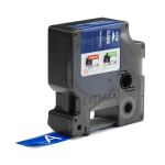 DYMO Rhino-Industrie-Vinyletiketten | 19 mm x 5,5 m | weiß auf blau | selbstklebendes Schriftband | für Rhino und LabelManager Beschriftungsgerät