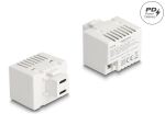 DELOCK Keystone Modul mit 2 x USB Type-C Ladebuchsen PD 20 W